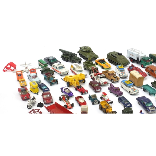 1018 - Collection of vintage diecast vehicles including Dinky, Britains and Corgi