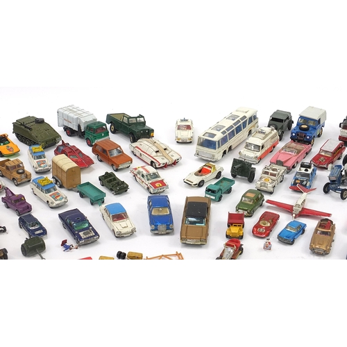 1018 - Collection of vintage diecast vehicles including Dinky, Britains and Corgi