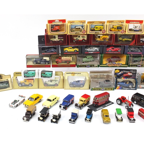 1449 - Large collection of diecast collector's vehicles with boxes including Days Gone by Lledo and Models ... 