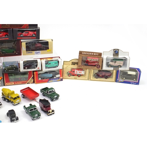 1449 - Large collection of diecast collector's vehicles with boxes including Days Gone by Lledo and Models ... 