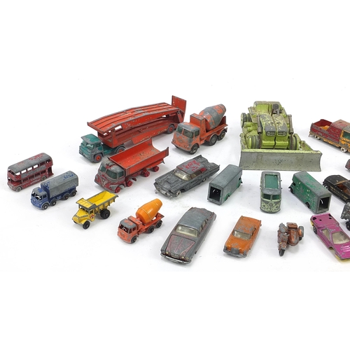 807 - Vintage diecast vehicles including Dinky, Corgi and Matchbox by Lesney