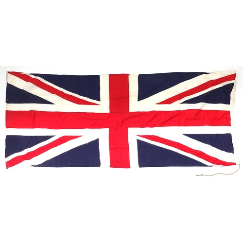 1575 - Naval interest Union Jack flag, 225cm x 100cm