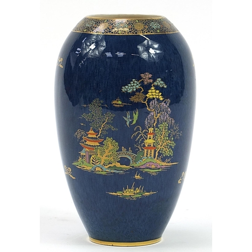 101 - Crown Devon, Art Deco Chinese lustre vase, 22cm high