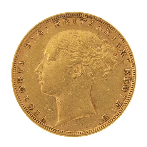 39 - Queen Victoria Young Head 1884 gold sovereign - this lot is sold without buyer’s premium, the hammer... 