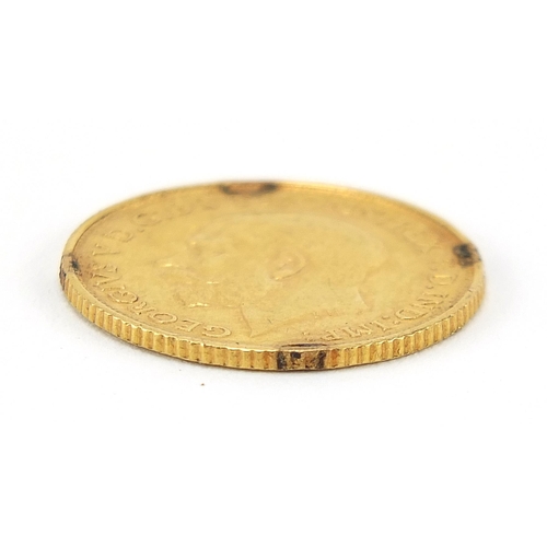 63 - George V 1915 gold half sovereign, Sydney mint - this lot is sold without buyer’s premium, the hamme... 