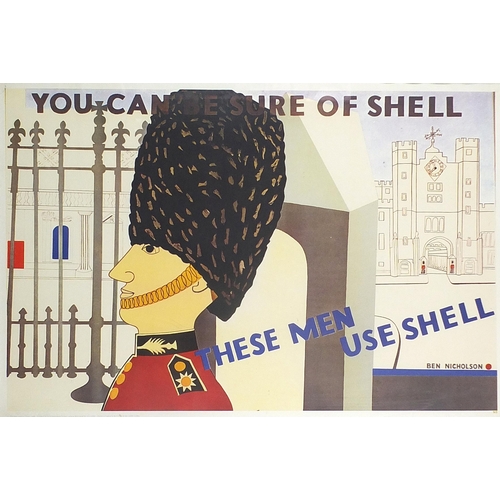 35 - After Ben Nicholson - You Can Be Sure of Shell, 1960s lithograph, Barnard Press 1969, Belgrave St Iv... 