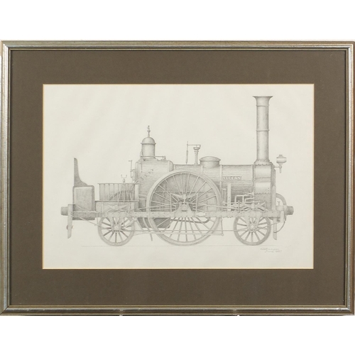 631 - Laurence T Burson - Puffing Billy, colliery steam locomotive and Vulcan GWR locomotive, pair of 1980... 