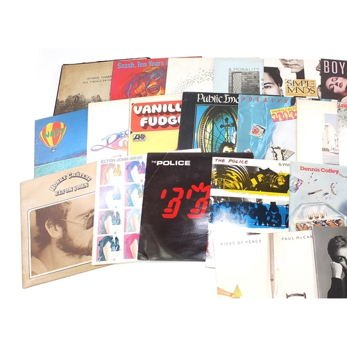 1427 - Vinyl LP records including Led Zeppelin, Genesis, Queen, The Beatles and David Bowie