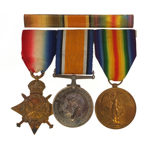 1524 - British military World War I trio awarded to 9330CPL.A.F.SLATTER.R.A.