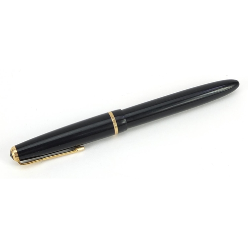 662 - Parker Slimfold fountain pen with 14ct gold nib