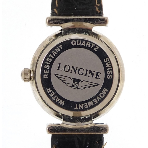 2128 - Longines, ladies wristwatch, 23mm in diameter