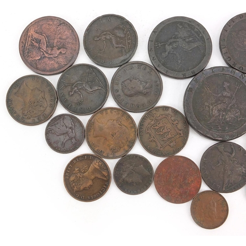 465 - George III and later British copper coinage including pennies