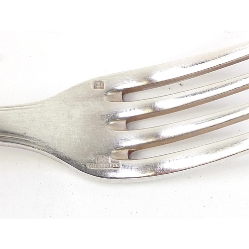 1269 - Christofle silver plated cutlery comprising spoons and forks