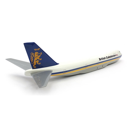 345 - Aviation interest 1/50th scale model of British Caledonian Airways model Boeing 747 by Space Models,... 