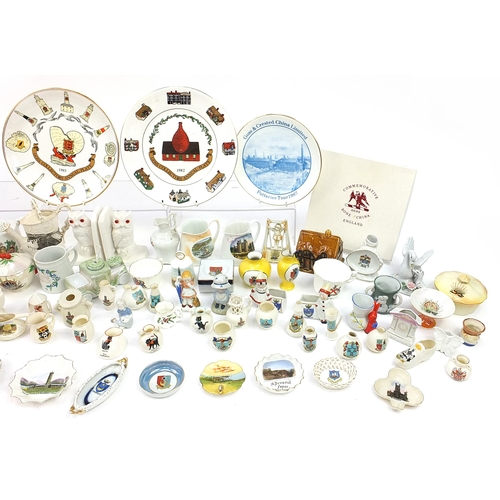 1379 - Collectable china including crested china, continental figures and Goss Collector's Annual plates