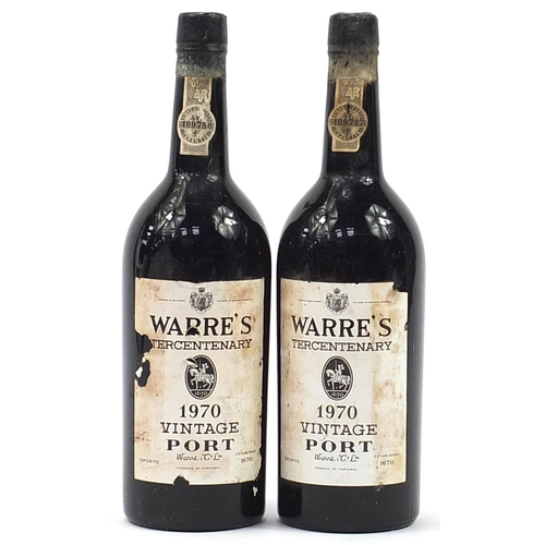5 - Two bottles of Warre's 1970 Tercentenary vintage port
