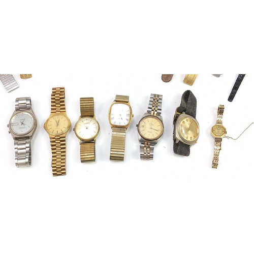 1135 - Collection of vintage and later ladies and gentlemen's wristwatches including Sekonda, Accurist, Ray... 