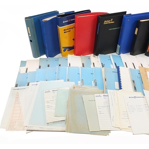 360 - Collection of aviation interest British Caledonian Airways and British United Airways manuals