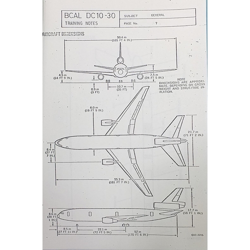 360 - Collection of aviation interest British Caledonian Airways and British United Airways manuals