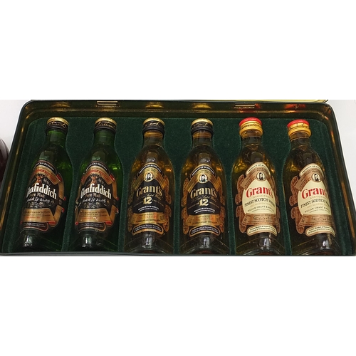 1336 - Collection of alcohol including Rousseaux Fresnet Champagne, 1996 Greenwich Meridian Bordeaux, Bisho... 