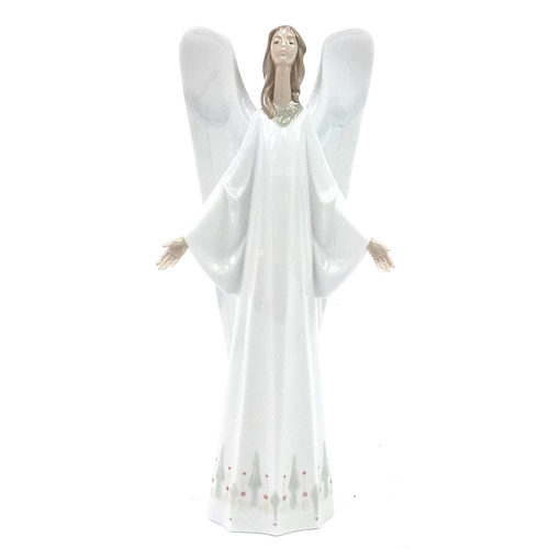 530 - Nao figurine of an angel numbered 1273, with box, 31cm high