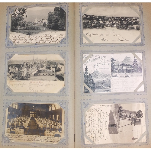 686 - Collection of early 20th century and later German social history and topographical postcards arrange... 