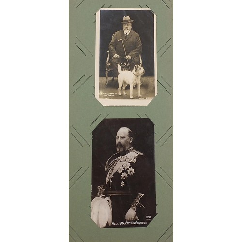 735 - Album of Royalty postcards, approximately 50