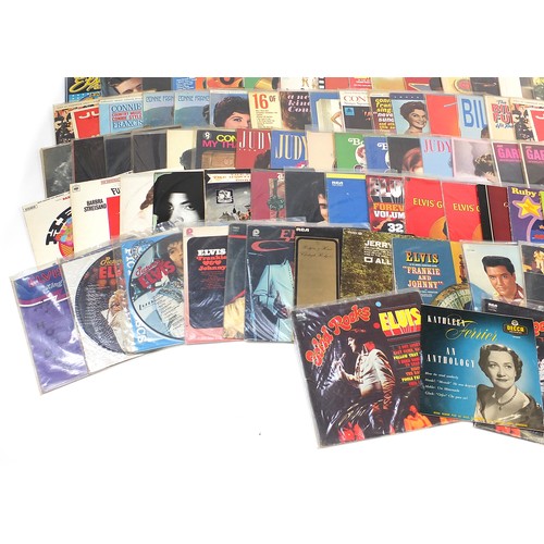 1426 - Vinyl LP records including The Damned, Fleetwood Mac, Melanie, Elvis Presley and Connie Francis