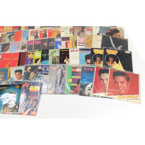 1426 - Vinyl LP records including The Damned, Fleetwood Mac, Melanie, Elvis Presley and Connie Francis