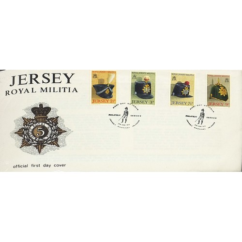 577 - Collection of stamp presentation packs and first day covers arranged in an album