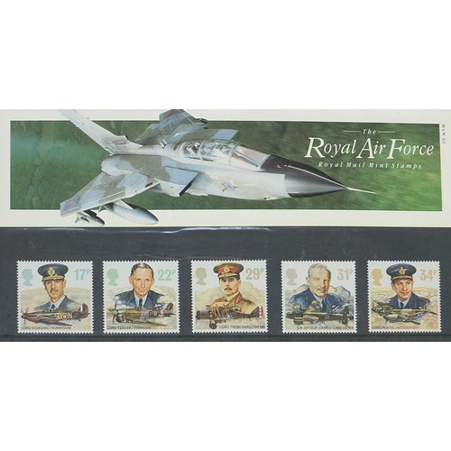 577 - Collection of stamp presentation packs and first day covers arranged in an album