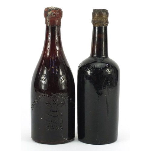 1280 - Two commemorative bottles of Bass Ale comprising Prince of Wales Brew and King's Ale