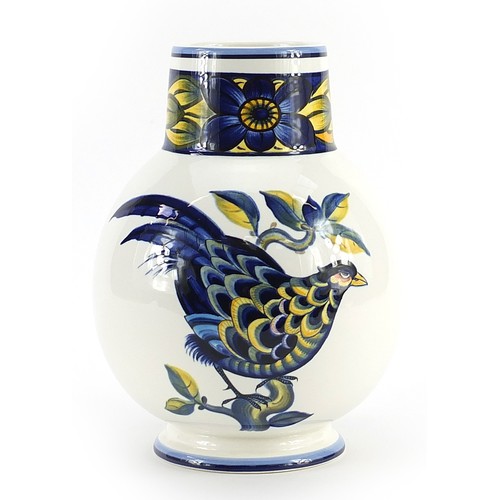 231 - Royal Copenhagen, Danish Blue Pheasant vase, 21cm high