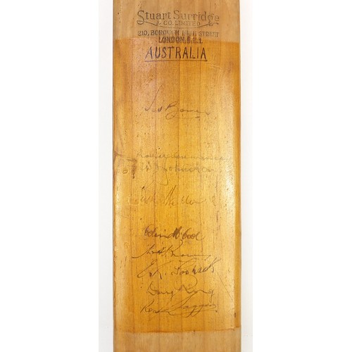 406 - Stuart Surridge & Co Rapid Driver Perfect full size cricket bat with Australia and Essex autographs ... 