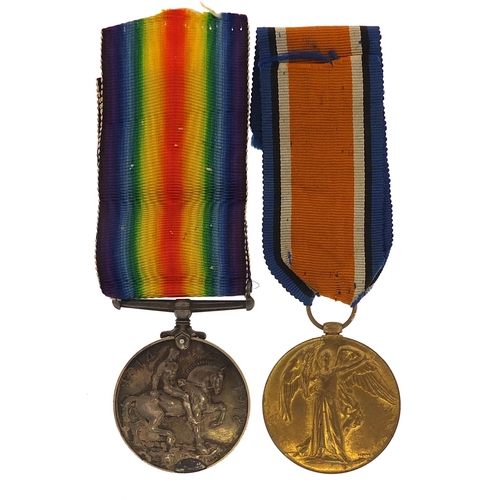 2292 - British military World War I pair awarded to S-361839PTE.A.PRINOLD.A.S.C.