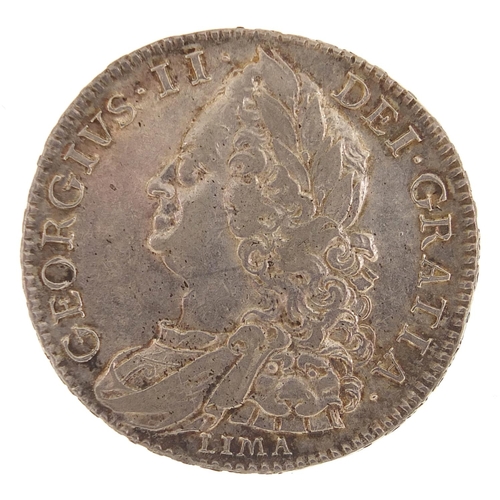 1566 - George II 1746 half crown