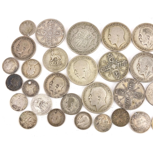 1585 - Victorian and later British coinage including florins, shillings and sixpences, 200g