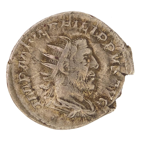 1604 - Philip I Roman silver coin, 3.5g