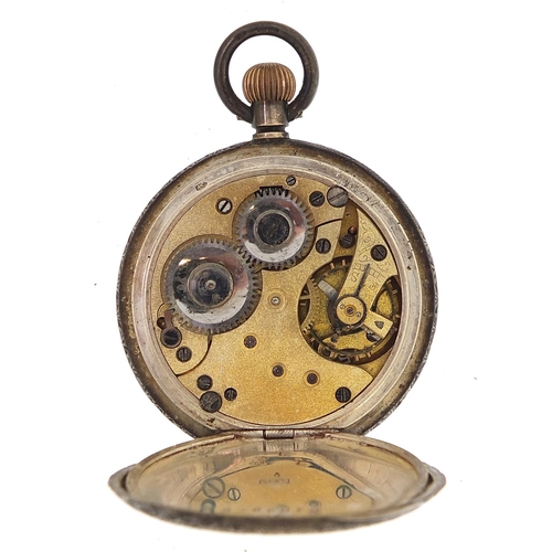 956 - Ladies silver pocket watch and two gentlemen's wristwatches comprising Lunesa and Smiths