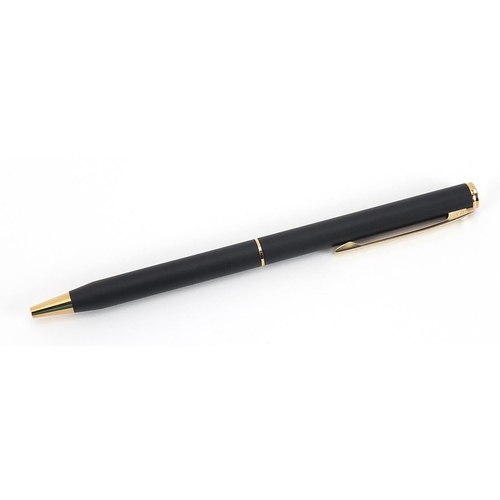 692 - Sheaffer ballpoint pen with case, the case 18cm wide