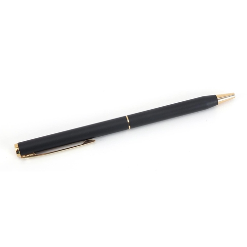 692 - Sheaffer ballpoint pen with case, the case 18cm wide