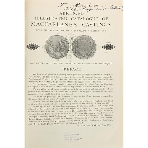 1471 - Macfarlane's Castings, hardback book, Walter Macfarlane & Co