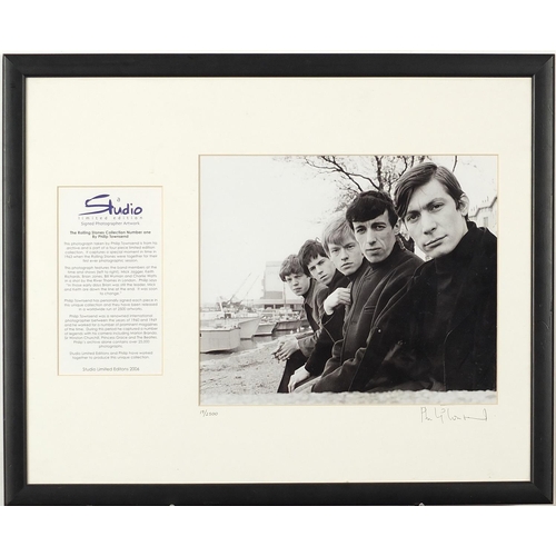 1501 - Philip Townsend - The Rolling Stones Collection Number One, pencil signed photographic print display... 