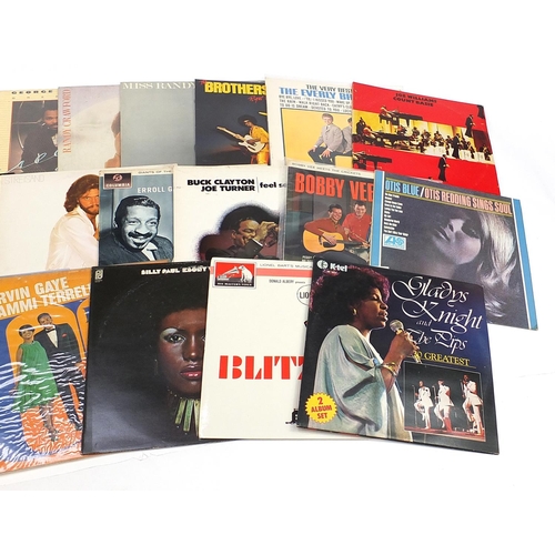 1421 - Vinyl LP records including The Everly Brothers, George Benson, Otis Redding, Lionel Richie and Marvi... 