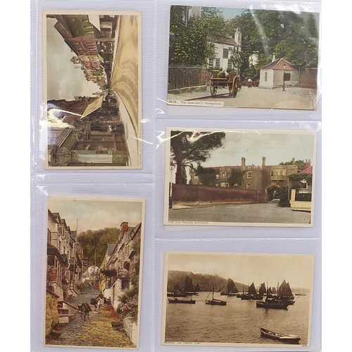 1509 - Collection of early 20th century and later social history and topographical postcards arranged in tw... 