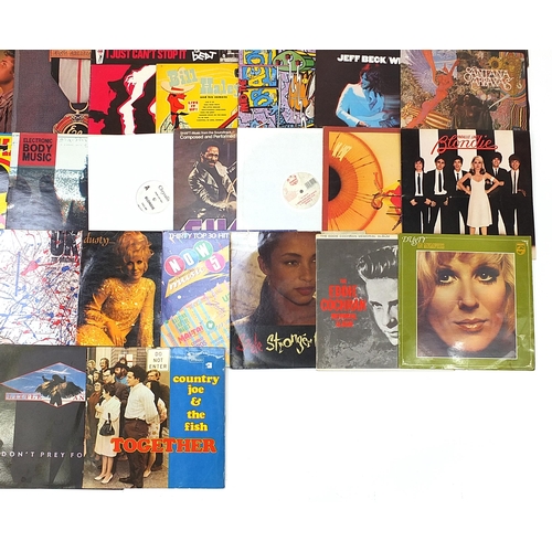 1429 - Vinyl LP records including Black Sabbath, Genesis, Led Zeppelin, Love, Jeff Beck, Santana, Kate Bush... 