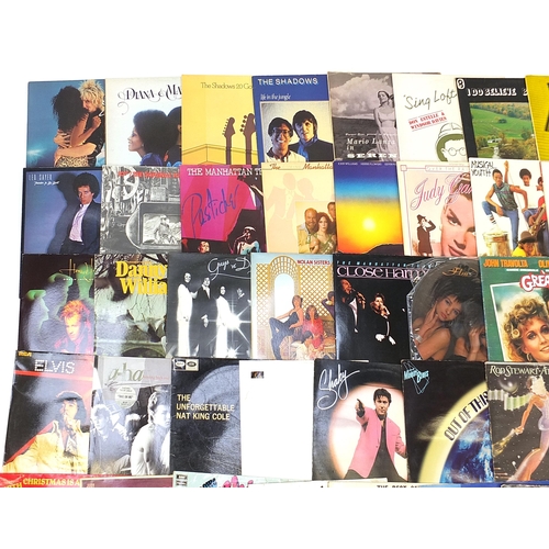 1427 - Vinyl LP records including Vivaldi, Rod Stewart, The Shadows, Roy Castle and Elvis Presley