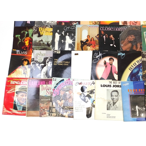 1427 - Vinyl LP records including Vivaldi, Rod Stewart, The Shadows, Roy Castle and Elvis Presley