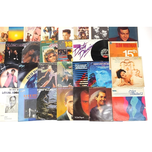 1427 - Vinyl LP records including Vivaldi, Rod Stewart, The Shadows, Roy Castle and Elvis Presley