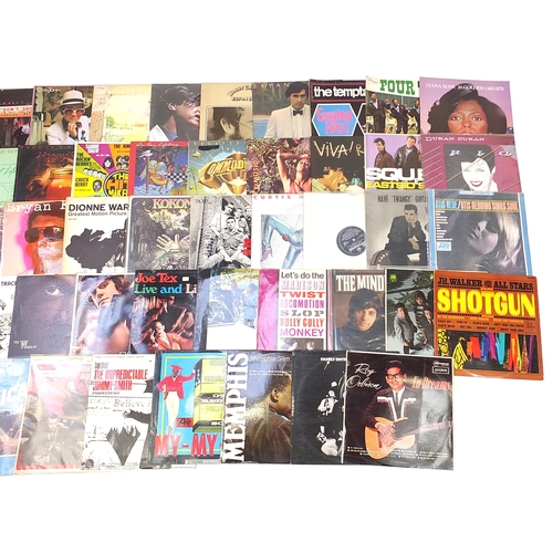 1425 - Vinyl LP records to include Elton John, The Temptations and Duran Duran